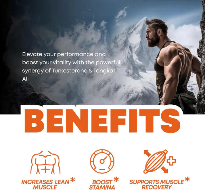 Turkesterone & Tongkat Ali - Testosterone Capsules