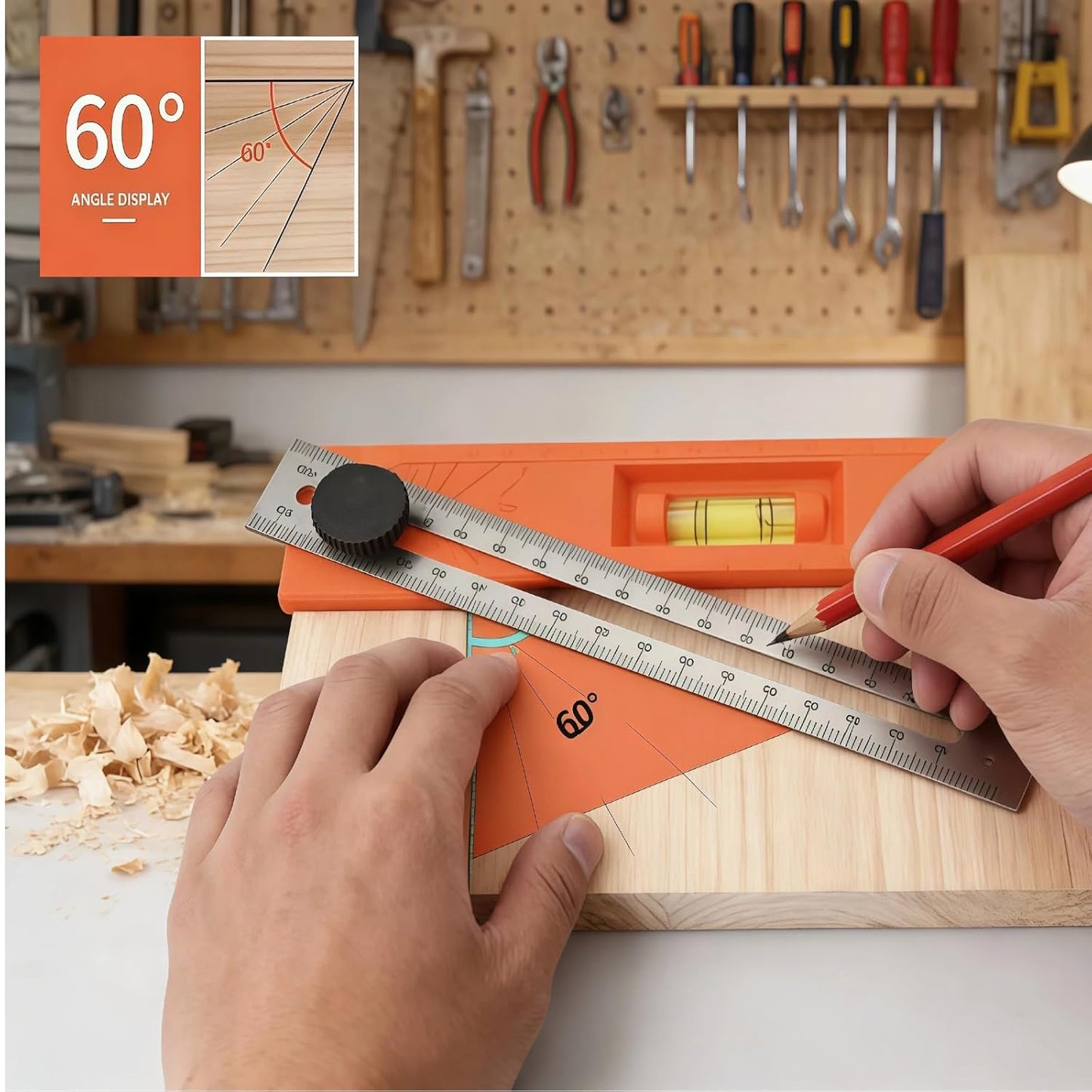 Multifunctional Marking Level Ruler