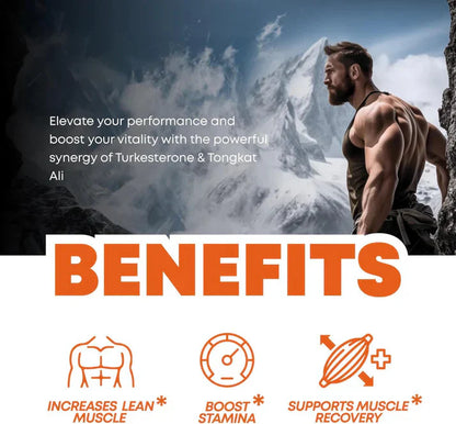 Turkesterone & Tongkat Ali - Testosterone Capsules